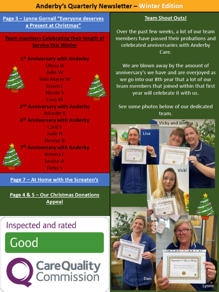 Download the Anderby Care Summer 2025 newsletter